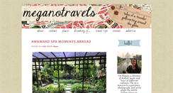 Desktop Screenshot of meganotravels.com